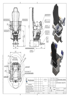 Cleemann Commander L Boat Seat