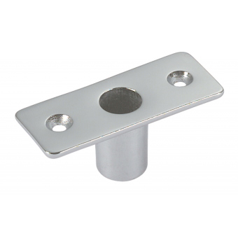 Foresti & Suardi 308A.C - Chrome Plated Brass Rowlock Socket 60x24mm Ø12