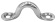 Hollex Eye Strap 5x50 mm Stainless Steel 316