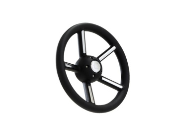 Ultraflex V56 Steering Wheel Black/Chrome 350mm