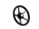 Ultraflex V56 Steering Wheel Black/Chrome 350mm