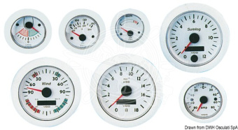 Osculati 27.492.01 - Oil Pressure Gauge 10 bar/150 psi White