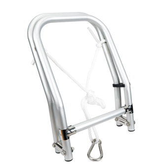Lalizas 99507 - Folding Ladder For Inflatable Boats, 2 Steps, Aluminium, 265x894mm