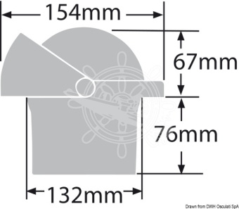 Osculati 25.084.31 - RITCHIE Navigator 2-Dial Compass 4"1/2 Black/Black