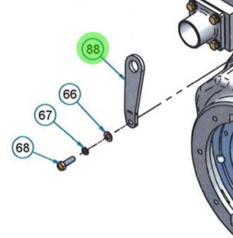 Bukh 202-06189 - Front Lifting Eye for EPA28 and EPA48 Engines
