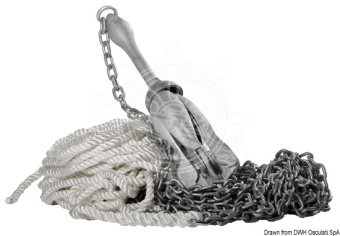 Osculati 01.700.02 - Grapnel Anchor Package 6 kg