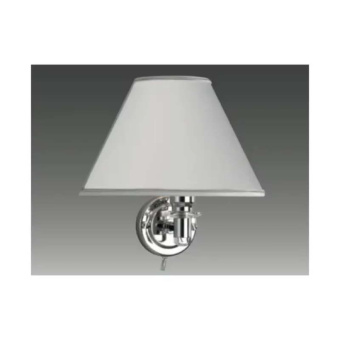 BCM Wall Light Genoa+Switch Chr. E14