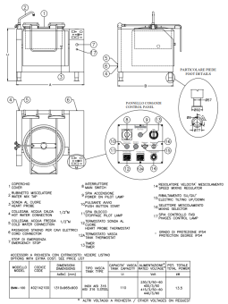 Baratta BMM-100 Marine Electric Bratt-Pan Tilting With Mixing IP54