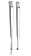 Vetus SSADX Parallel Arm Set, Stainless Steel, L = 386 - 471 mm