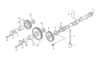 Nanni Diesel 970310831 - CAMSHAFT CPL for 4.330TDI