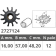 Finnord Impeller JAB.13554 JOHN.09-812B