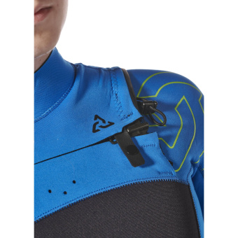 Plastimo P203761 - Performance Neoprene Wetsuit 3/2mm FD Kids Grey/Blue Size Y-M