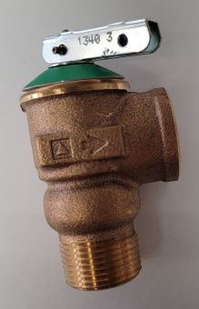 Parker 60-0114 3/4" NPT Brass Relief Valve, 30 PSI