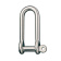 Ronstan RF624 Stainless Steel Long D Shackle, 5/16" Pin, Coined Head with Hole
