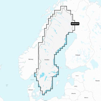 Navionics NPEU067R - MSD/Platinum+ Regular Sweden, Lakes & Rivers