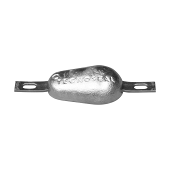 Tecnoseal 00351/2/B - Zinc Tear Drop Bolt-on Anode 2,1kg With Slotted Holes H.C.200
