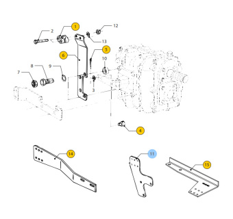 Vetus STM3767 - Cable Support PRM