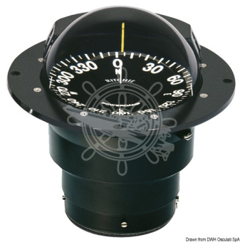 Osculati 25.085.01 - RITCHIE Globemaster Built-In Compass 5" Black/Blac