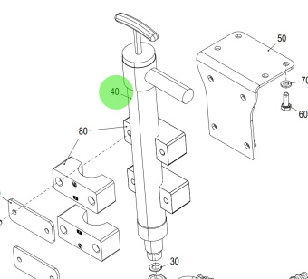 Steyr 2180136-1 - Hand Operated Oil Drain Pump for Steyr Engine Oil Service