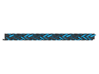 Talamex Magic Edge Black-Blue 4 mm 100 m