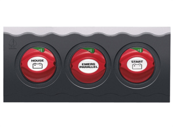 BEP CC-810 - Contour Connect 3 Battery Switch Panel W-3 Disconnects