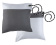 Marine Business Waterproof Cushion Set 40x40 Black Edition Grey & White (2 pcs.)
