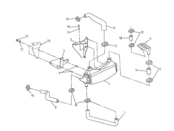 Nanni Diesel 95310310 - BRACKET for 5.250TDI