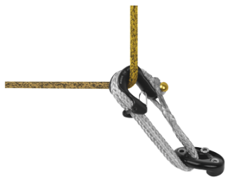 Antal HK16 - Aluminum Low Friction Hook (With Snap Hook), SWL 2200kg, Loop Breaking Load 6600kg