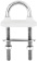 Wichard 65322 - Watertight U-bolt Stainless Steel 5 x 60 mm White Wichard 65322 - Watertight U-bolt Stainless Steel 5 x 60 mm White