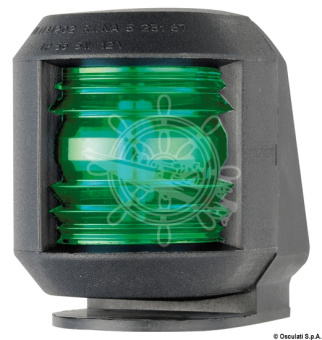 Osculati 11.413.02 - UCompact Black/112.5° Green Deck Navigation Light