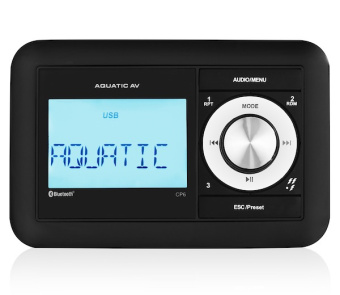 Aquatic AV Compact Bluetooth & USB Waterproof Marine Stereo CP6 Compact - 4x72W