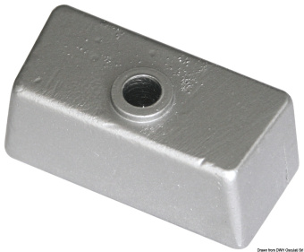 Osculati 43.317.21 - Aluminium Cube Anode