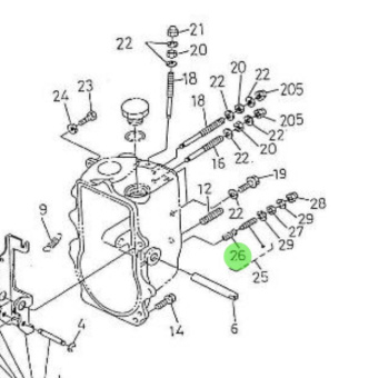 Nanni Diesel 970310963 - Governor Spring for 4.330TDI and 4.340TDI Engines