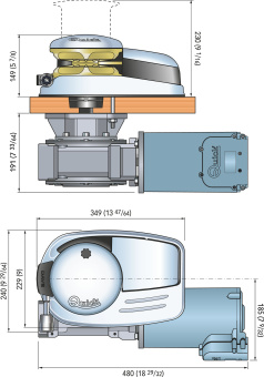 Quick Dave Vertical Windlass 2300W/24V/12mm