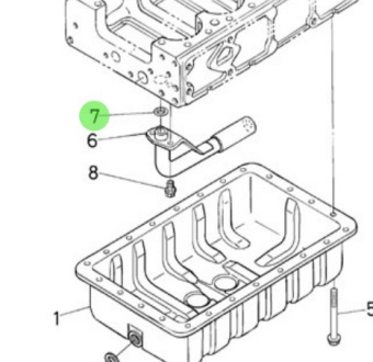 Nanni Diesel 970310776 - O-Ring for Oil Pan and Oil Sump Oil Pump Assemblies