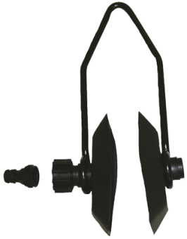 Allpa Univeral Motor Flusher Rubber, Round, With Adapter, For Outboards