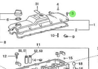Nanni Diesel 970312003 - Cylinder Head Bolt for T4.155 and 4.380TDI Engines