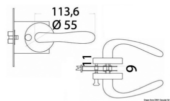 Osculati 38.409.73 - Antivibration Recess-Fit 110 x 13 mm