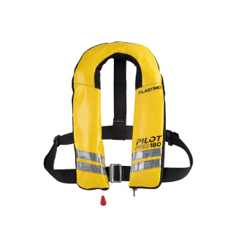 Plastimo P200478 - Pilot Pro 180 Inflatable Lifejacket Auto UML Elite PVC Yellow