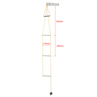 Allpa Flushmount Safety Rope Ladder, L=235mm, Ø48mm