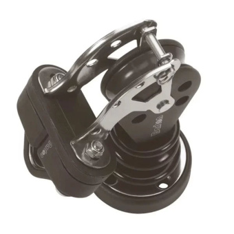Barton N03090 - Single Double Tang Block Size 3 45mm – Plain Bearing, Ø45mm Sheave, Max Rope 10mm