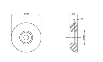 MME Hull/Rudder Anode Zinc MME1ZB