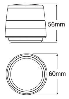 Hella Marine 2LT 980 960-011 NaviLED 360 Compact All Round White LED Navigation Light - White Housing