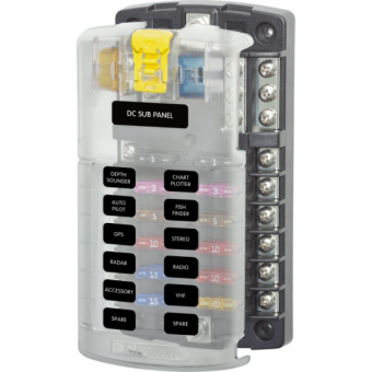 Blue Sea Fuse Block ST Blade ATO/ATC Circuits 12