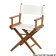 Osculati 71.323.21 - Teak Folding Chair White Fabric