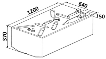 Osculati 52.035.04 - Tank 239 l