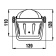 Riviera Series Arctic Compass Black BA1 Recessed Installation