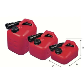 Nuova Rade 43600 - Jerrycan Portable Fuel Tank 15lt, W/ Spout