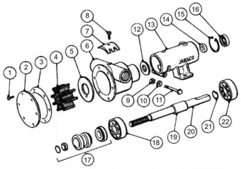 Jabsco SK239 - Service Kit 040 SP NEO
