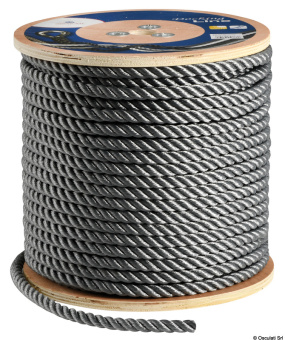 Osculati 06.454.12 - 3-strand Line Grey 12 mm (200m)